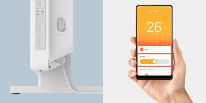Xiaomi nove elemente: grelec z Wi-Fi in vzdrževanje avtomatsko temperaturno