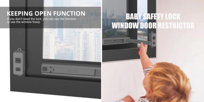 Kako otroke zaščititi doma: zaklepanje oken