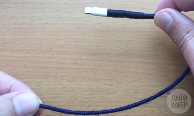 Kako popraviti Lightning-kabel: ali odebelitev