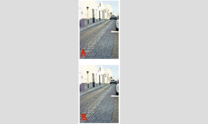 Optična prevara: primerjava fotografija