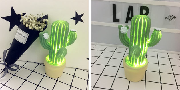Žarnica v obliki kaktusa
