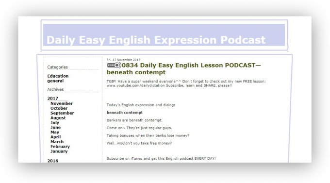 podcasti za učenje jezikov: Daily Easy angleški Expression Podcast