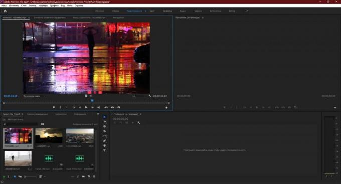 Adobe Premiere Pro: dvoklik
