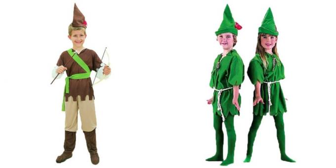 New Year kostumi za otroke: Robin Hood