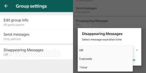 WhatsApp preizkuša samo-uničenja sporočilo