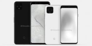 Google Pixel 4 na sliki: zaslon brez "bang" in tri kamere