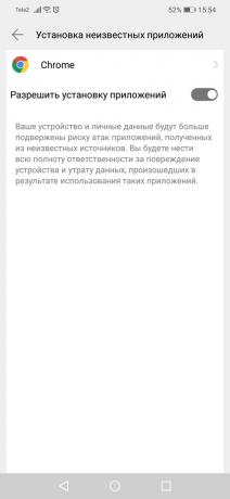 Google Play Napaka: dovoljenje za namestitev iz neznanih virov