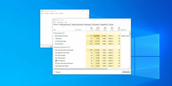 Windows Notepad je zelo lahek in hiter