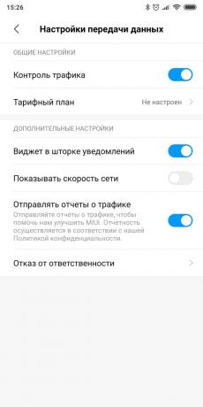 Nastavite telefon z Android OS: Set prihranke mobilne podatkovne