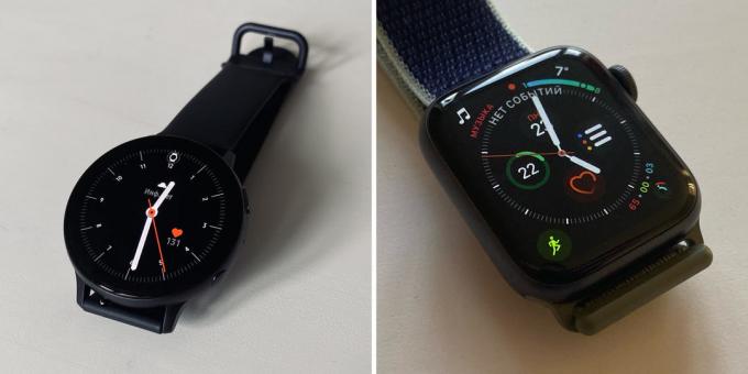 Samsung Galaxy Watch Active 2: Primerjava z Apple Watch serije 5