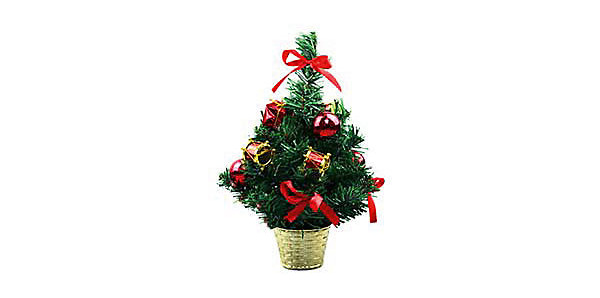 Božični okraski: majhno božično drevo