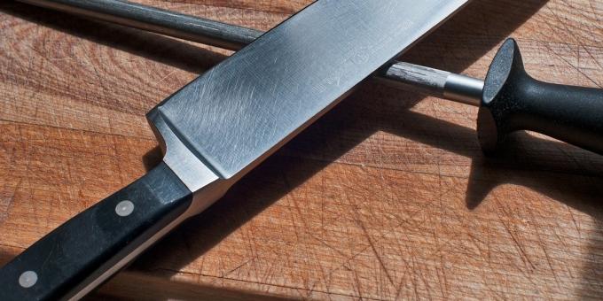 Kako izbrati kuhinjski nož: blade