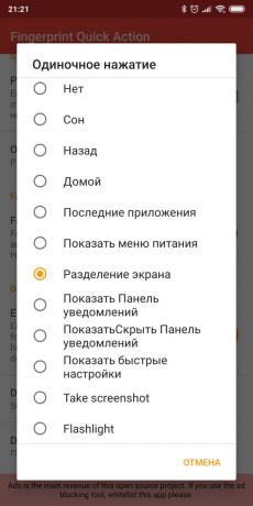 Kako uporabljati bralnik prstnih odtisov na Android: izvesti hitro ukrepati na dotik prsta