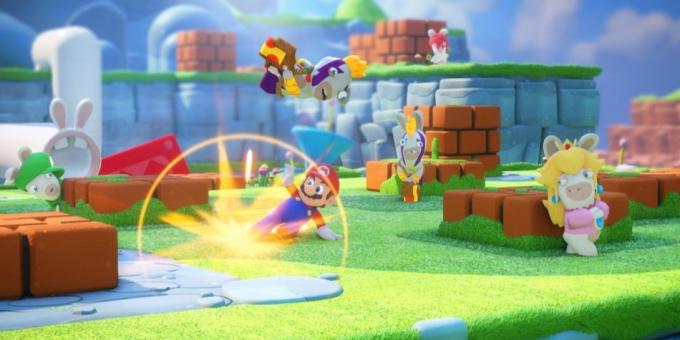 Igre za Nintendo Switch: Mario + Rabbids kraljestva bitki