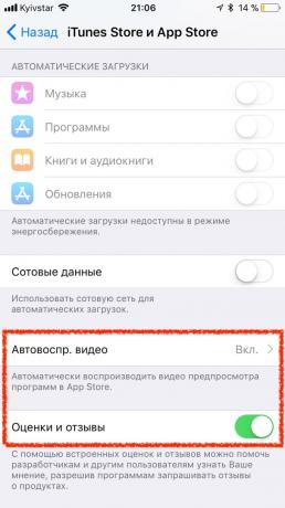 App Store v sistemu iOS 11: Advanced Configuration