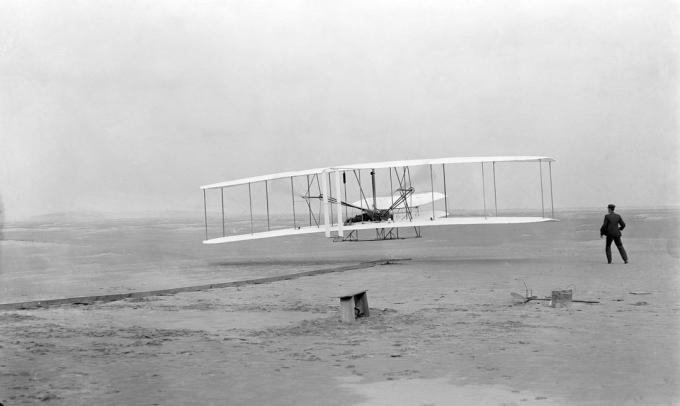 Velika Invention letalo bratov Wright