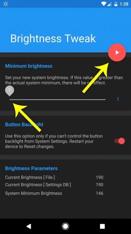 Svetlost poteg za Android