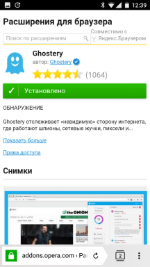 Kako namestiti razširitve v mobilnem "Yandex. Browser "za Android
