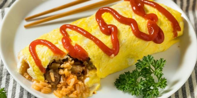 Omurice s piščancem