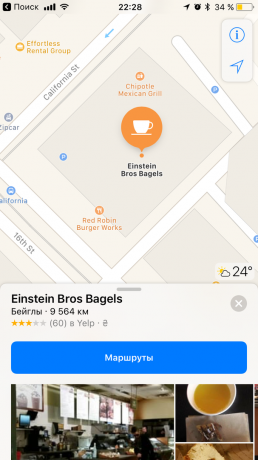 iOS 11: zemljevidi