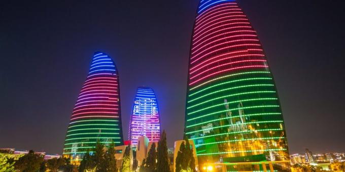 "Flame Towers" v Azerbajdžanu