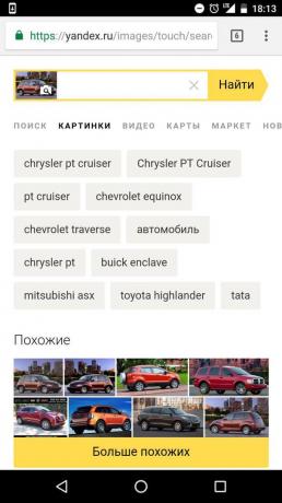 "Yandex": iskanje po sliki