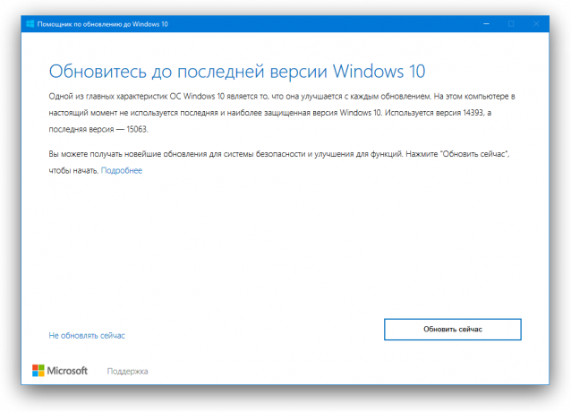 zaslon Windows 10 Ustvarjalci Update