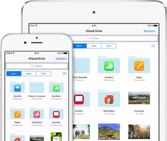 Zagon iCloud Drive z začetnega zaslona v sistemu iOS 9