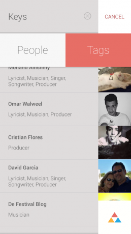 Trackd za iOS: profilov