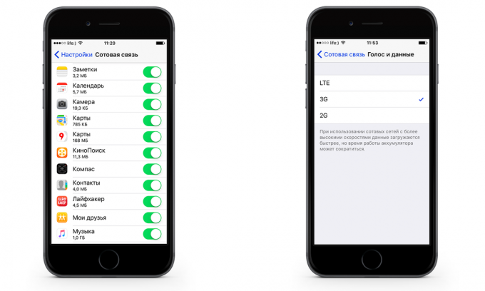 Kako, da shranite na mobilni prenos podatkov iPhone z operacijskim sistemom iOS 9. prijava za zaklepanje