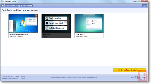 Naredite nov dizajn za Windows je zelo preprosta, z uporabo prostega programja