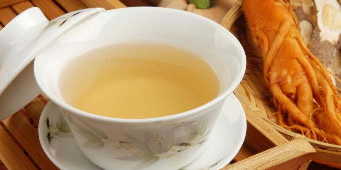 Zdrave pijače pred spanjem: indijski čaj iz ginsenga