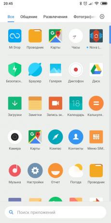 Launcher za Android: Poco Launcher (vse aplikacije)