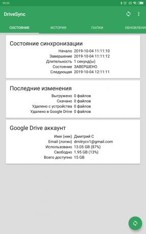 Samodejna sinhronizacija za Google Drive