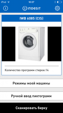 Aplikacija, ki pomaga, da ne pokvari stvari v pralnem stroju