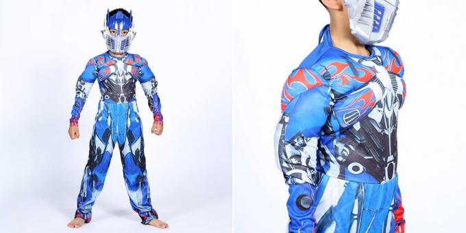 New Year kostumi za otroke: Optimus Prime