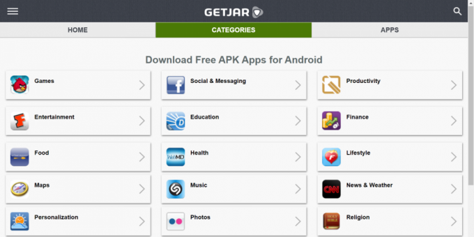 Kje prenesti aplikacije za Android: GetJar