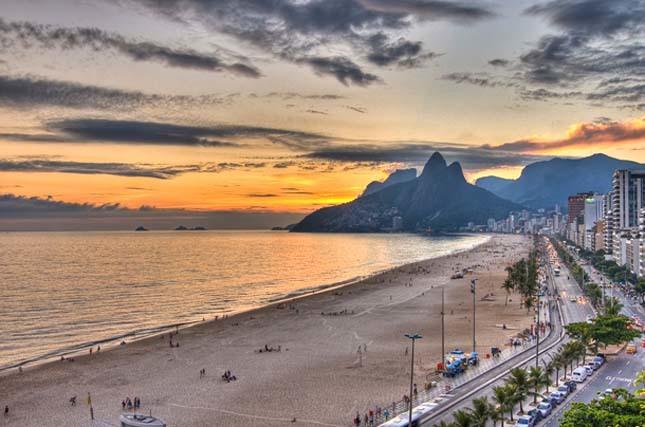 Sončni zahod v Rio de Janeiru