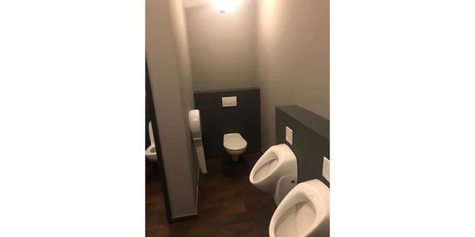 WC v nemški restavraciji