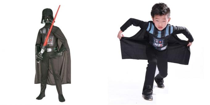 New Year kostumi za otroke: Darth Vader