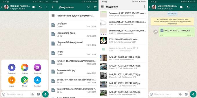 Kako poslati fotografijo v polni velikosti v WhatsApp za Android