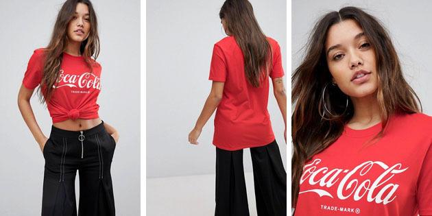 Ženske modne majice iz evropskih trgovin: T-shirt rdeča PrettyLittleThing 