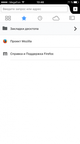 Firefox za iOS