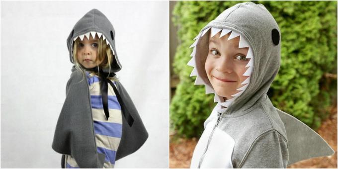 Kako narediti kostum morskega psa