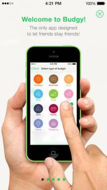 Budgy za iPhone vam omogoča, da skupina proračun podjetja za potovanja ali pri razdeljevanju nastanitev