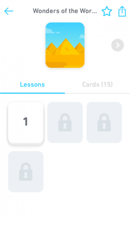 Tinycards: učni proces