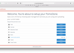 Pomodone - Produktivnost Timer za težave Wunderlist, Trello, Evernote in Todoist