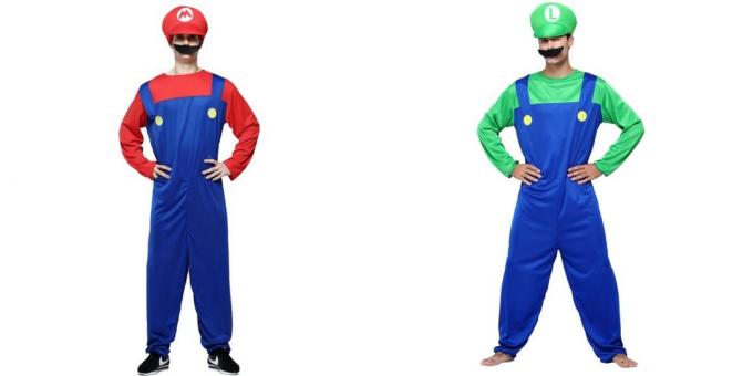 Božični kostumi za odrasle Mario