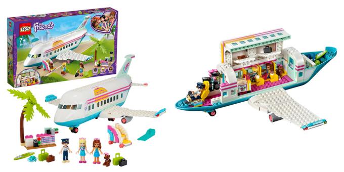 Letalo Lego Friends v mestu Heartlake