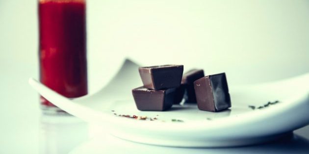 Temna čokolada: kap